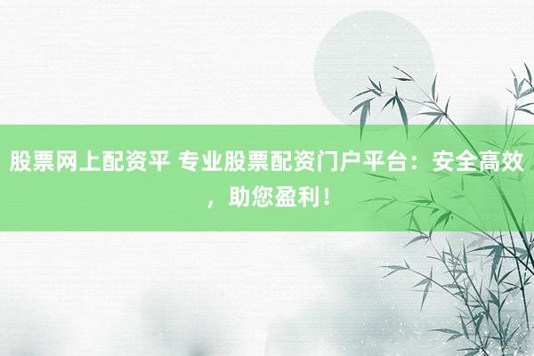 股票网上配资平 专业股票配资门户平台：安全高效，助您盈利！